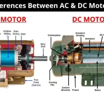 تفاوت های الکتروموتور AD وCD